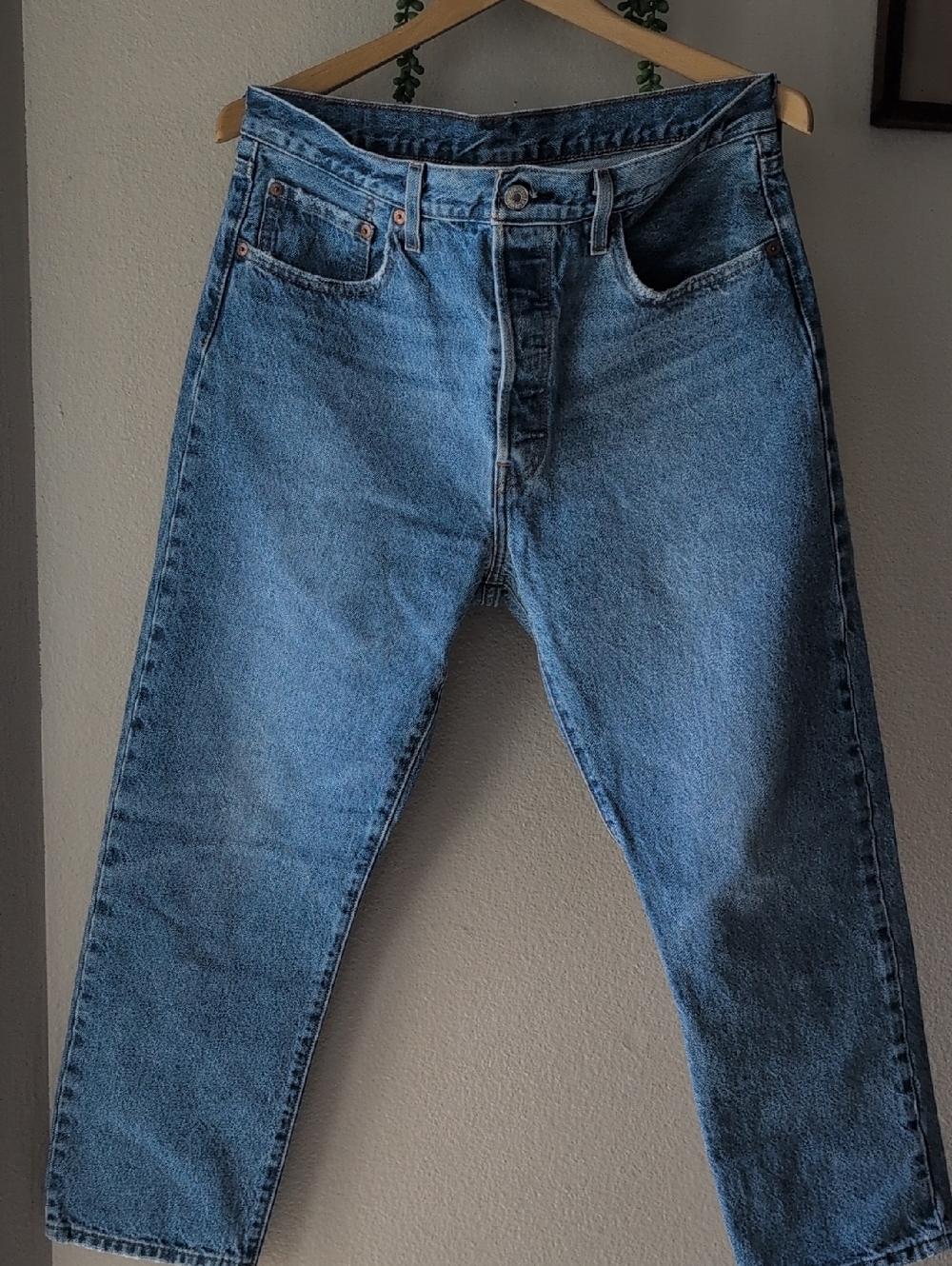 Classic Levi's Blue Denim Jeans